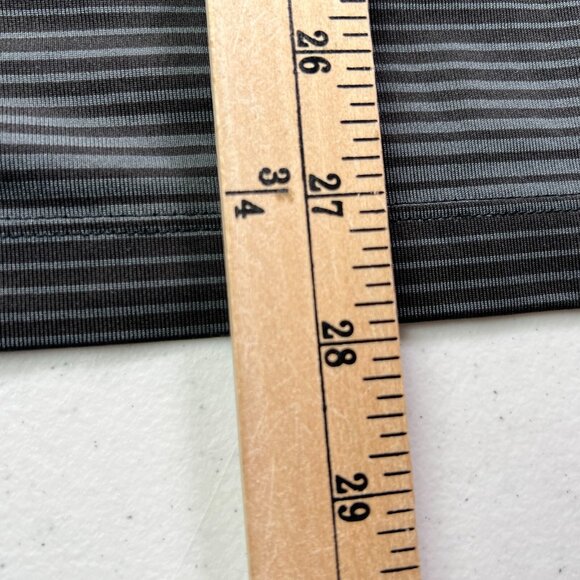 Under Armour Coldblack Golf Polo Mens XL Black Striped Short Sleeve Pullover - Picture 8 of 8